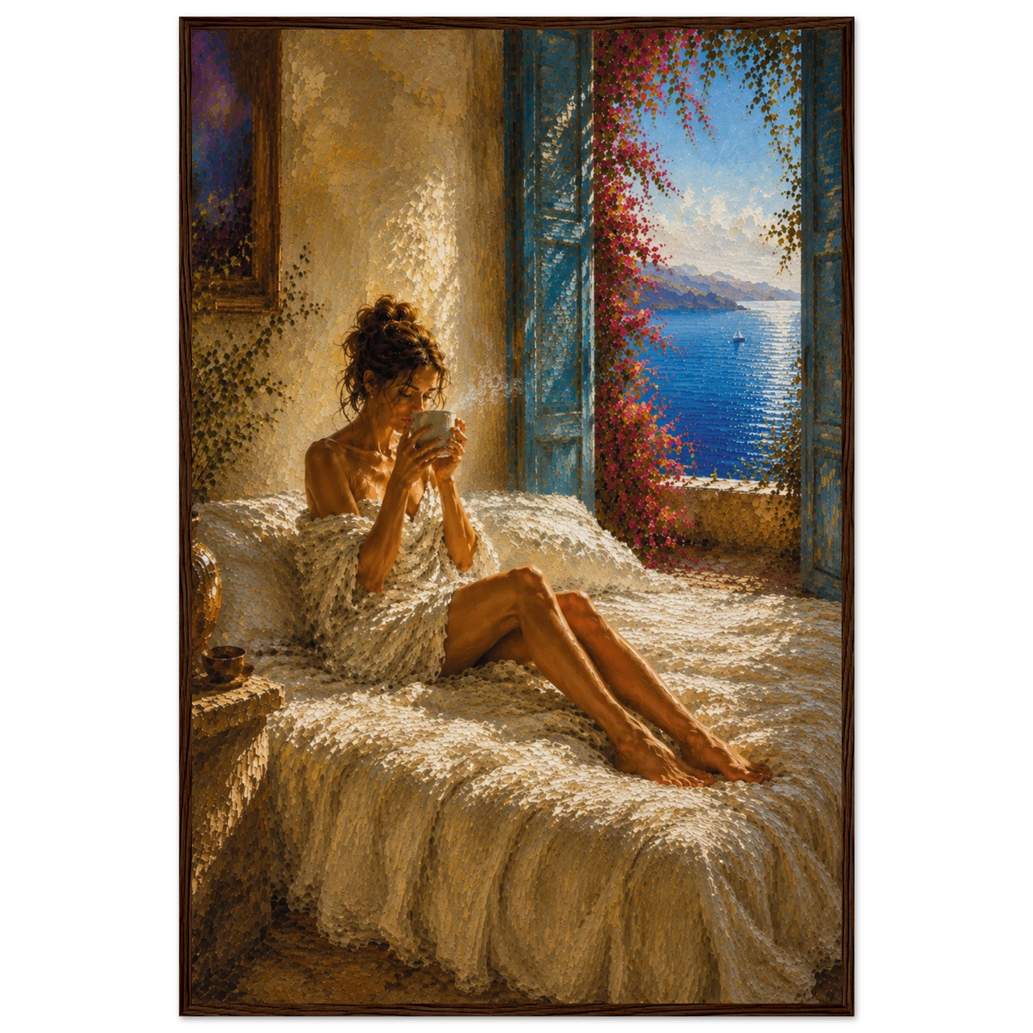 MEDITERRANEAN STUDIES — First Light by LunarHeartCo, framed mediterranean fine art print — product image 20 of 20