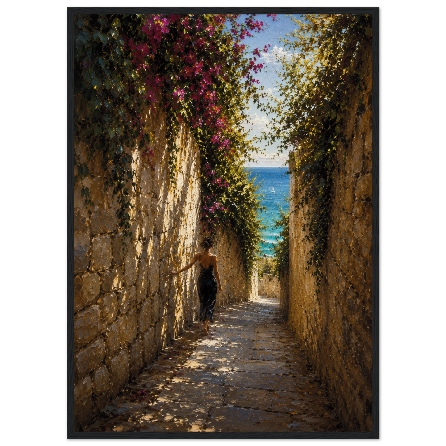 MEDITERRANEAN STUDIES — The Path by LunarHeartCo, framed mediterranean fine art print — product image 20 of 20