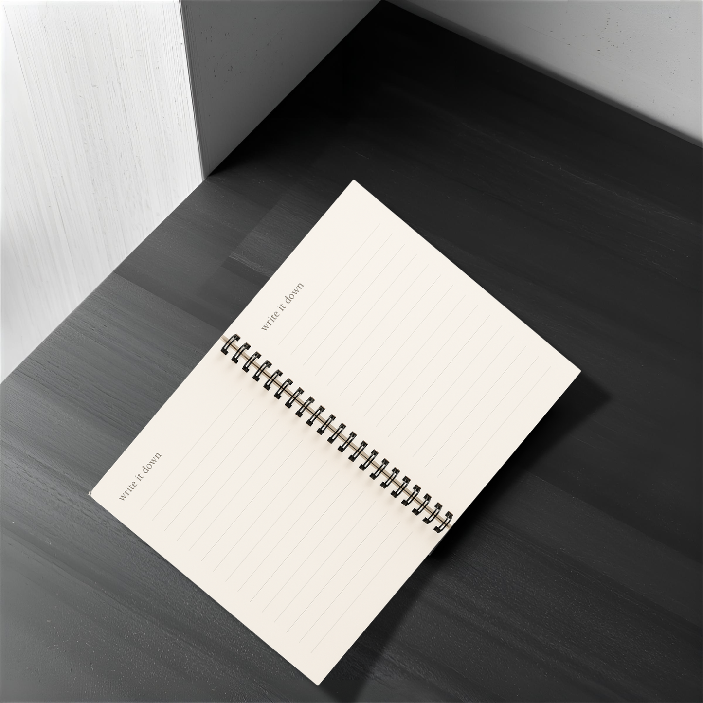 Everyday Notes — A5 Luxury Coil-Bound Notepad (50 Pages, Bold Edition) - LunarHeartCo