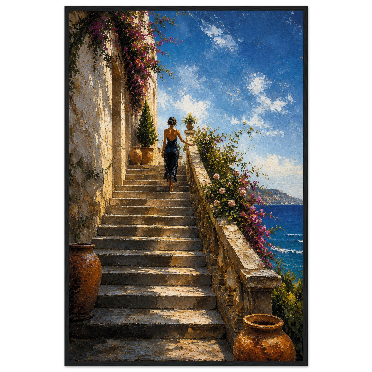 MEDITERRANEAN STUDIES — The Ascent by LunarHeartCo, framed mediterranean fine art print — product image 21 of 21