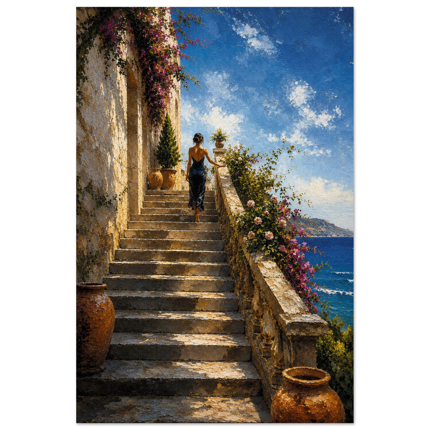 MEDITERRANEAN STUDIES — The Ascent, Museum Quality Fine Art Print by LunarHeartCo, mediterranean fine art print — product image 17 of 17