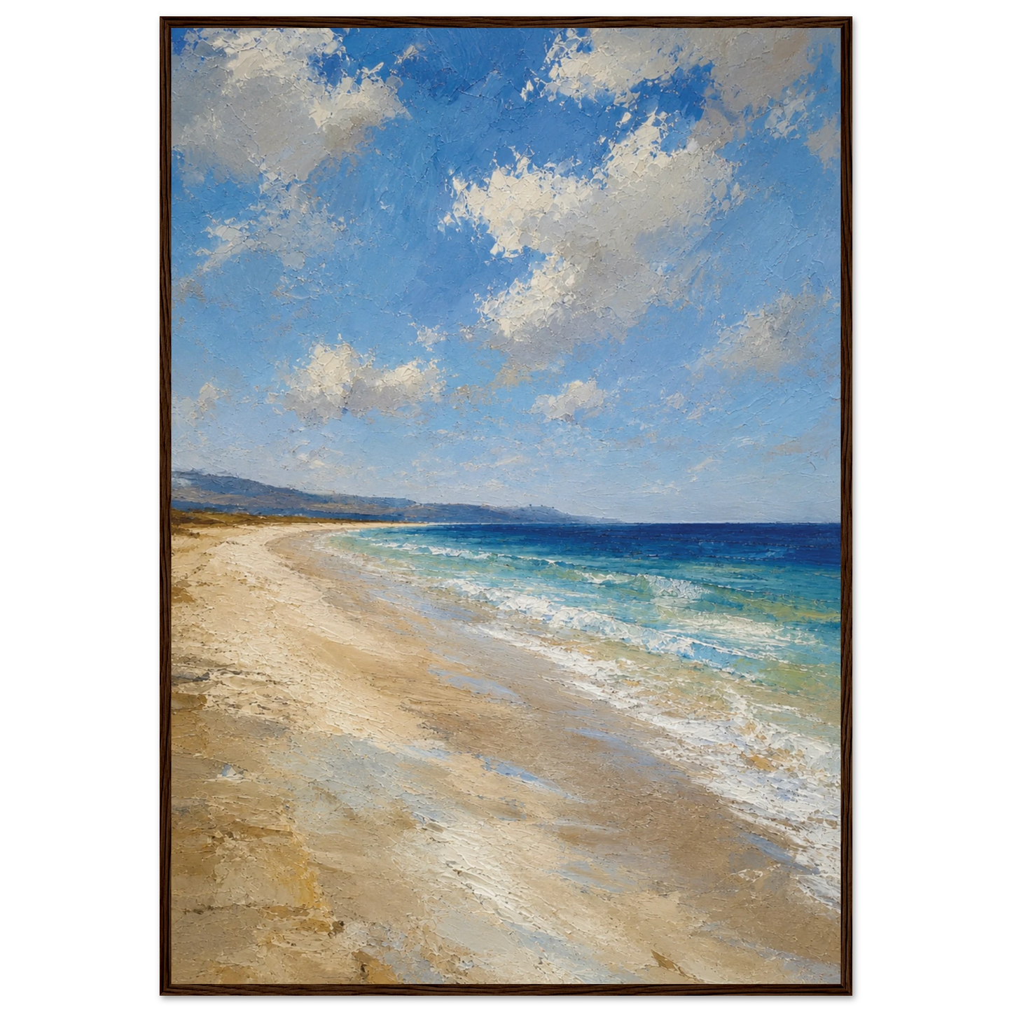 MEDITERRANEAN STUDIES — The Blue Distance by LunarHeartCo, framed mediterranean fine art print — product image 25 of 25