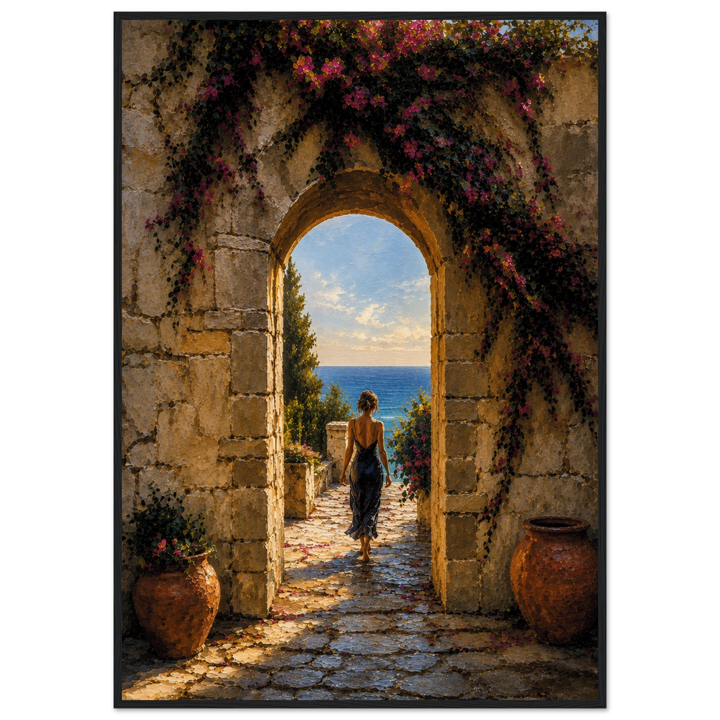 MEDITERRANEAN STUDIES — The Arch by LunarHeartCo, framed mediterranean fine art print — product image 20 of 20