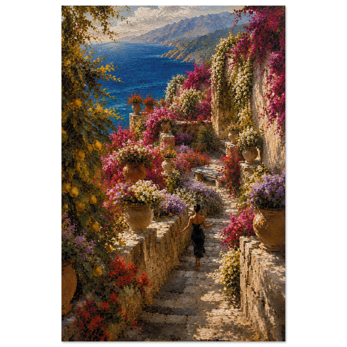 MEDITERRANEAN STUDIES — The Garden, Museum Quality Fine Art Print by LunarHeartCo, mediterranean fine art print — product image 17 of 17