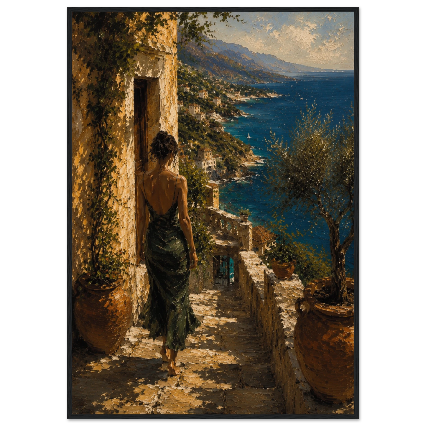 MEDITERRANEAN STUDIES — Arrival by LunarHeartCo, framed mediterranean fine art print — product image 20 of 20