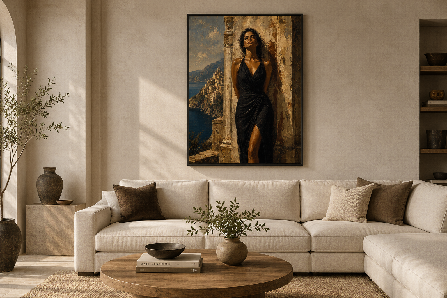 How Large Should Wall Art Be Above a Sofa?