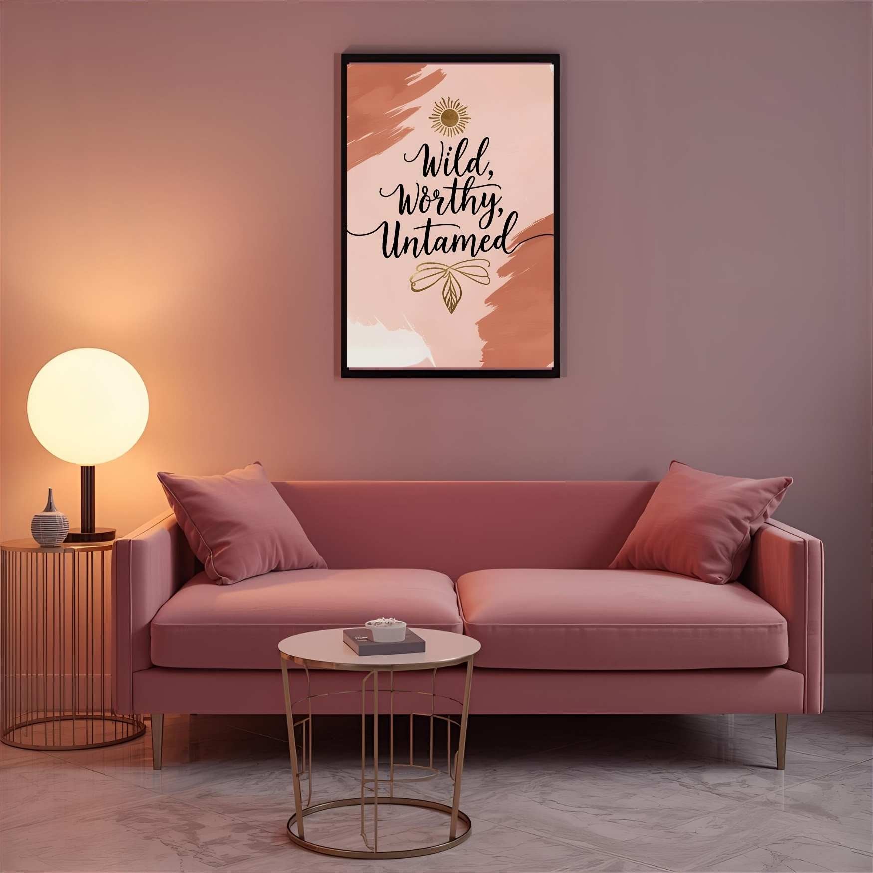 Poster - Wild, Worthy, Untamed - LunarHeartCo