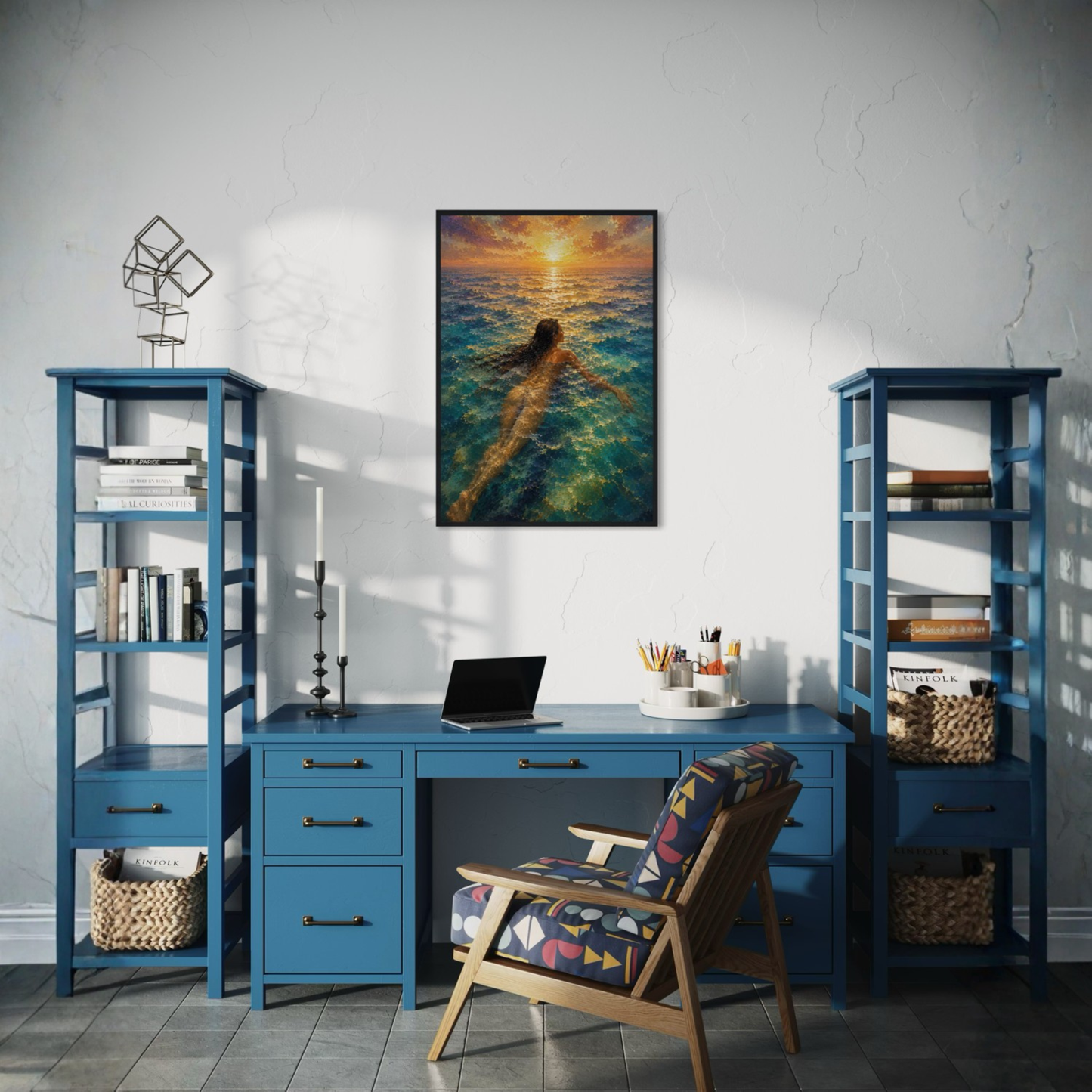 MEDITERRANEAN STUDIES — The Current, Framed Art Print