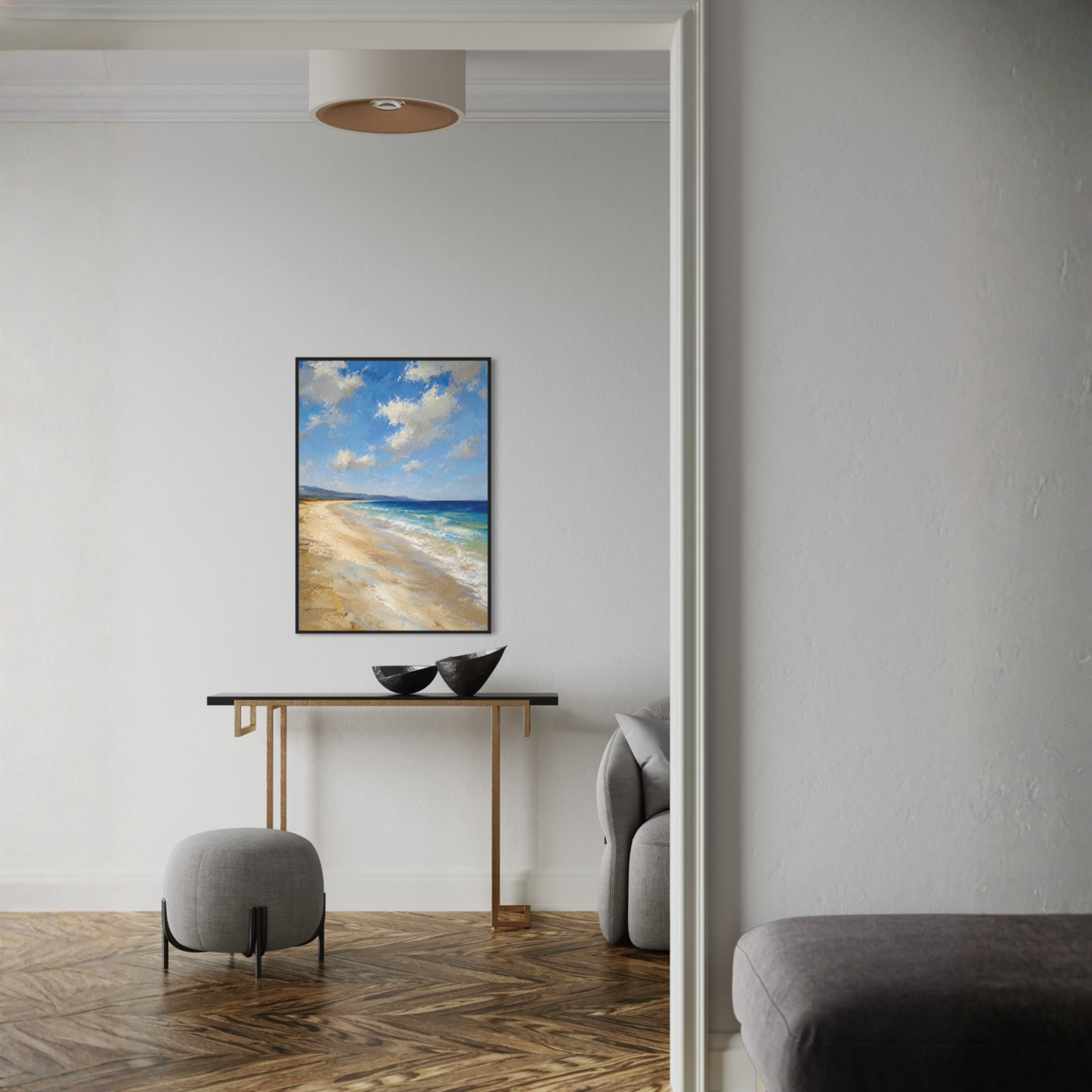 MEDITERRANEAN STUDIES — The Blue Distance, Framed Art Print