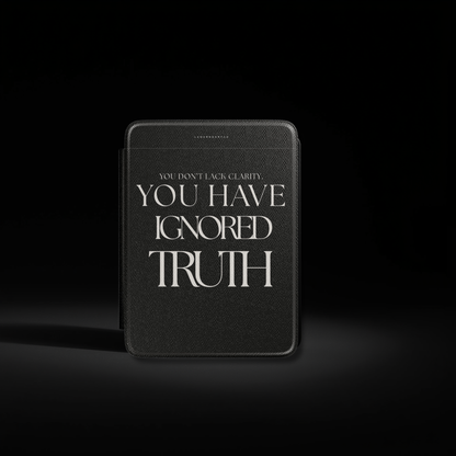 LunarHeartCo Truth I Ignored Kindle Case featuring a behavior-themed design, made for Kindle devices with a protective cover.