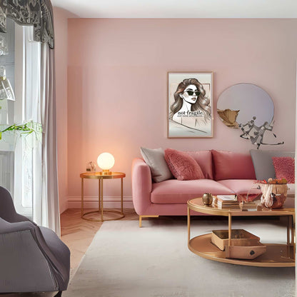 Poster- Not fragile, just done apologizing. - LunarHeartCo