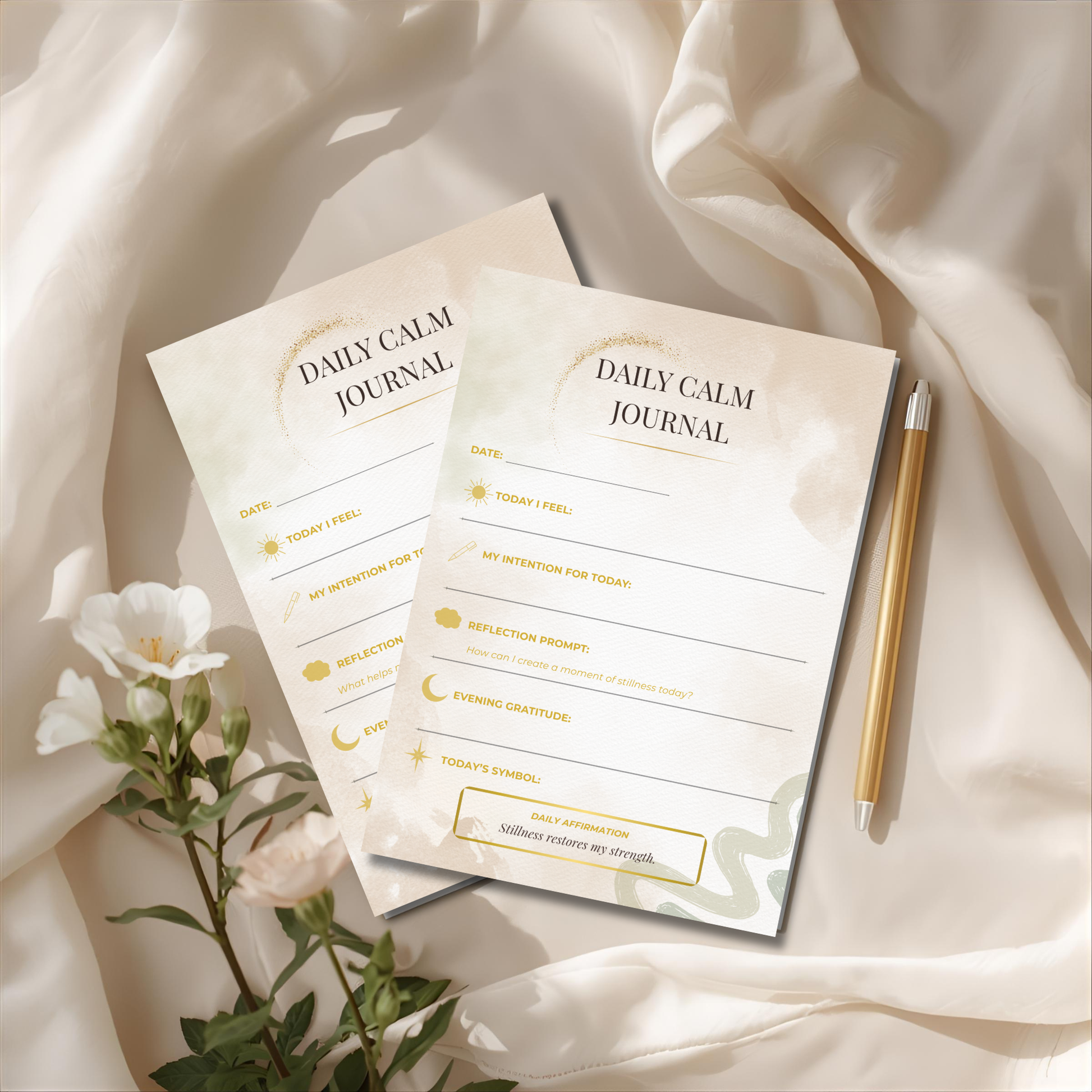 🌙 Daily Calm — 7 Days of Peace (Digital Journal) - LunarHeartCo