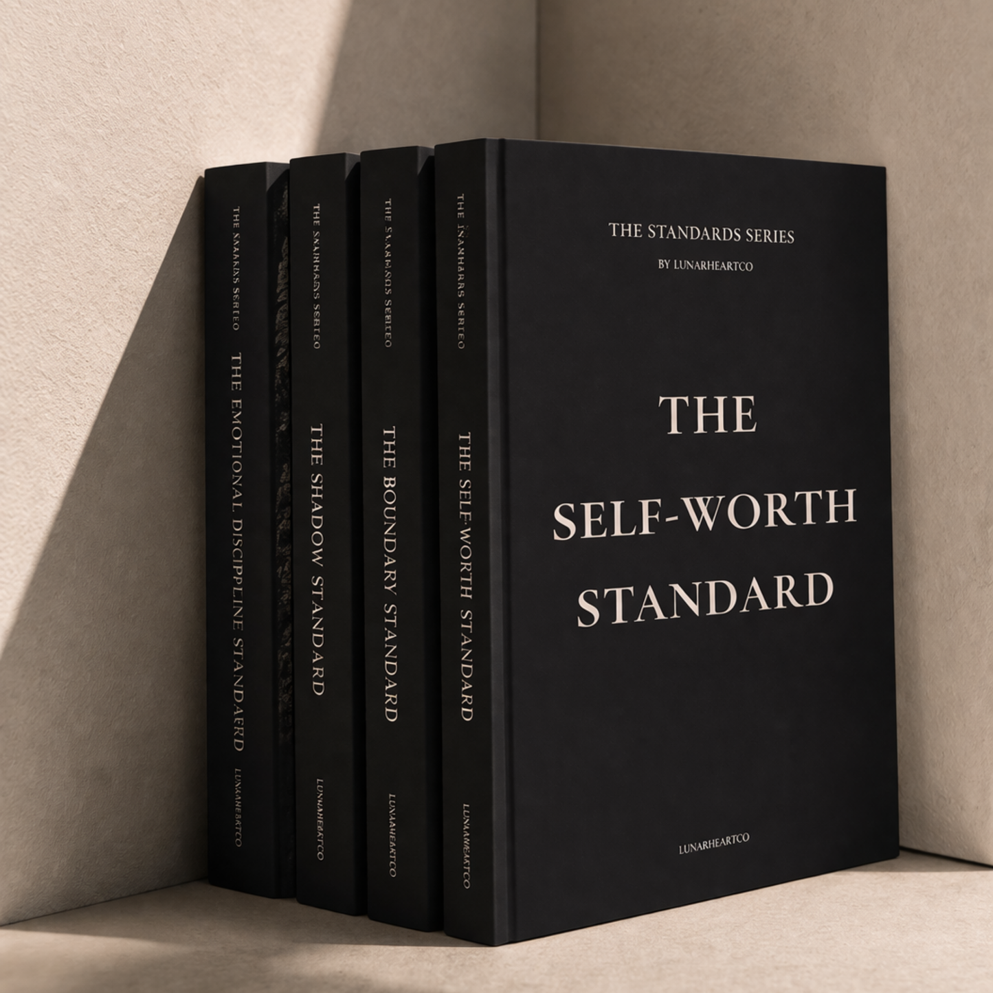 LunarHeartCo Standards Series Core Collection workbook with perfect bound cover, featuring colorful design and educational content.