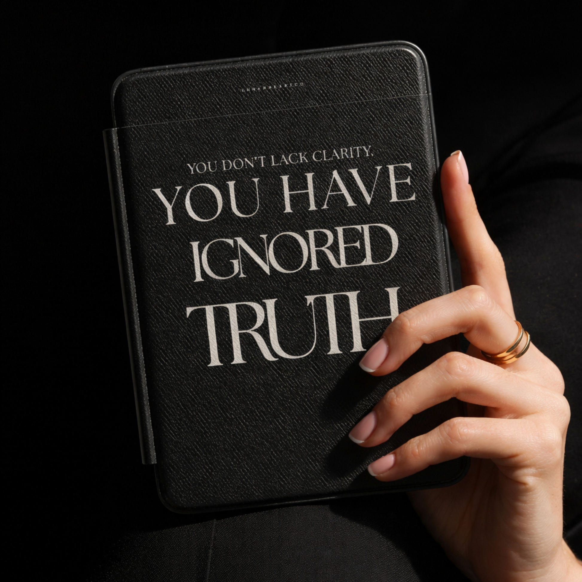 LunarHeartCo Truth I Ignored Kindle case featuring a unique design, compatible with Kindle e-readers, part of the Behaviour Series.