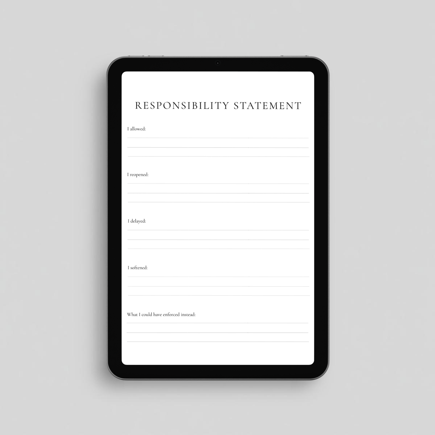The Boundary Standard —A Structured Workbook for Limits, Enforcement & Behavioural Integrity - LunarHeartCo