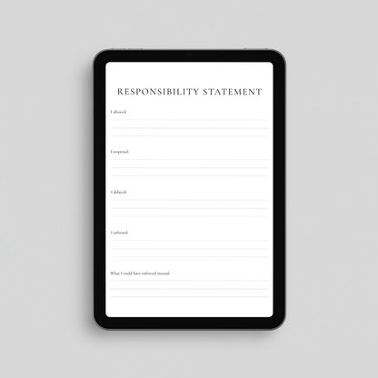 The Boundary Standard —A Structured Workbook for Limits, Enforcement & Behavioural Integrity - LunarHeartCo