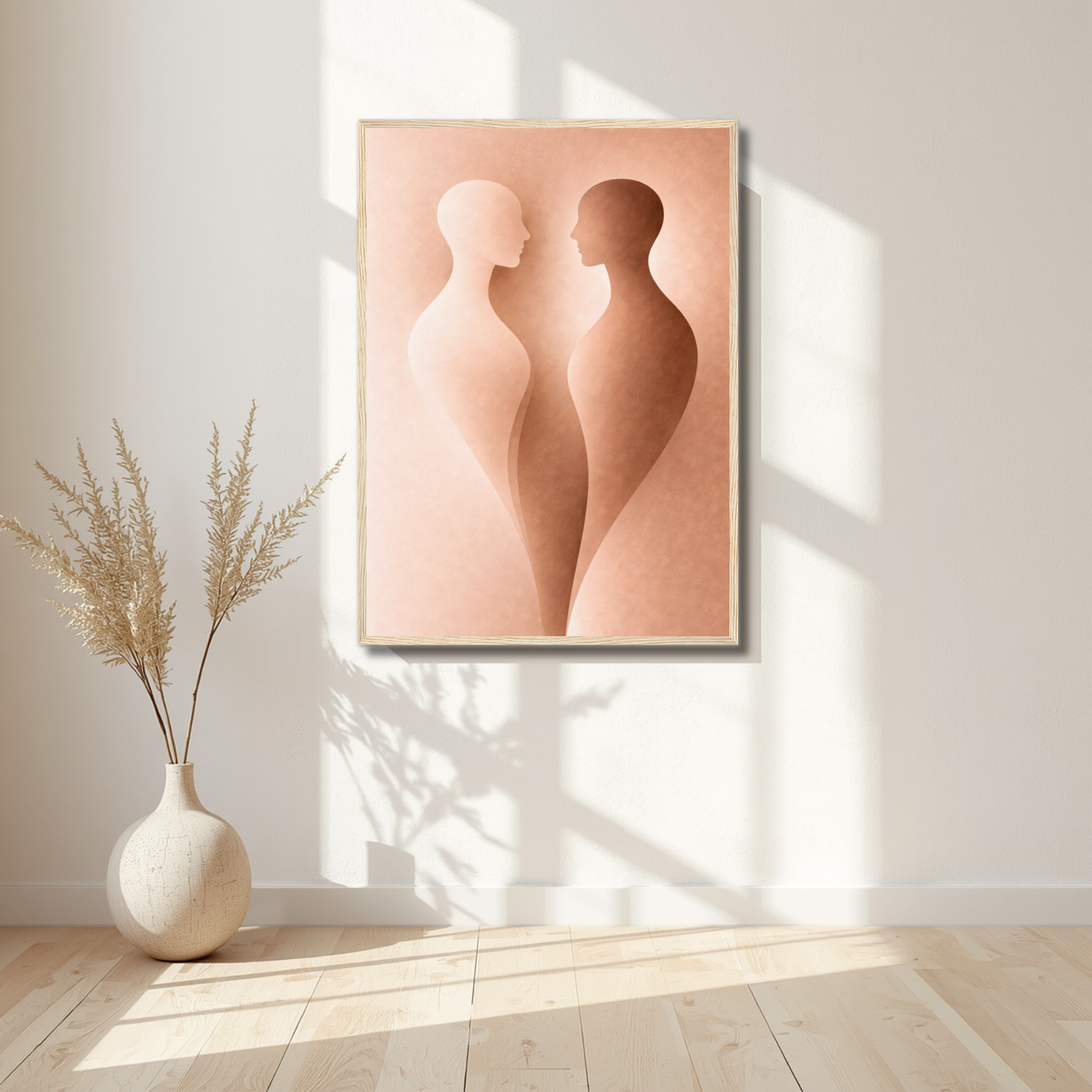 Framed art print "Internal Form II — Alignment" by LunarHeartCo, featuring abstract geometric design in a sleek frame.