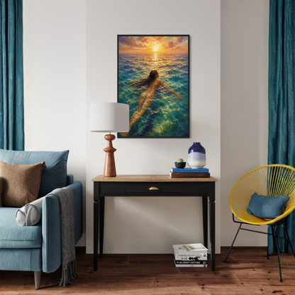 MEDITERRANEAN STUDIES — The Current, Framed Art Print