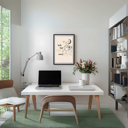 Poster - Soft but Not Sorry - LunarHeartCo