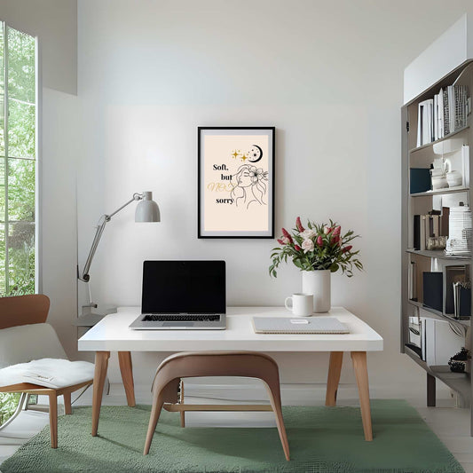 Poster - Soft but Not Sorry - LunarHeartCo