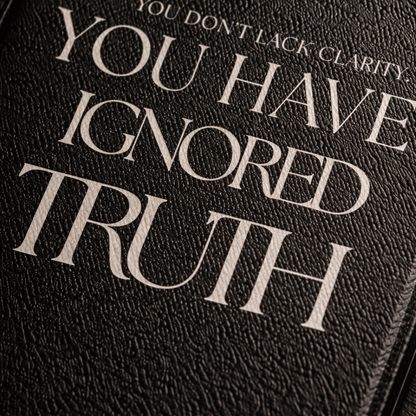 LunarHeartCo Truth I Ignored Kindle Case, sleek phone case with minimalistic design from the Behaviour Series, durable and stylish.