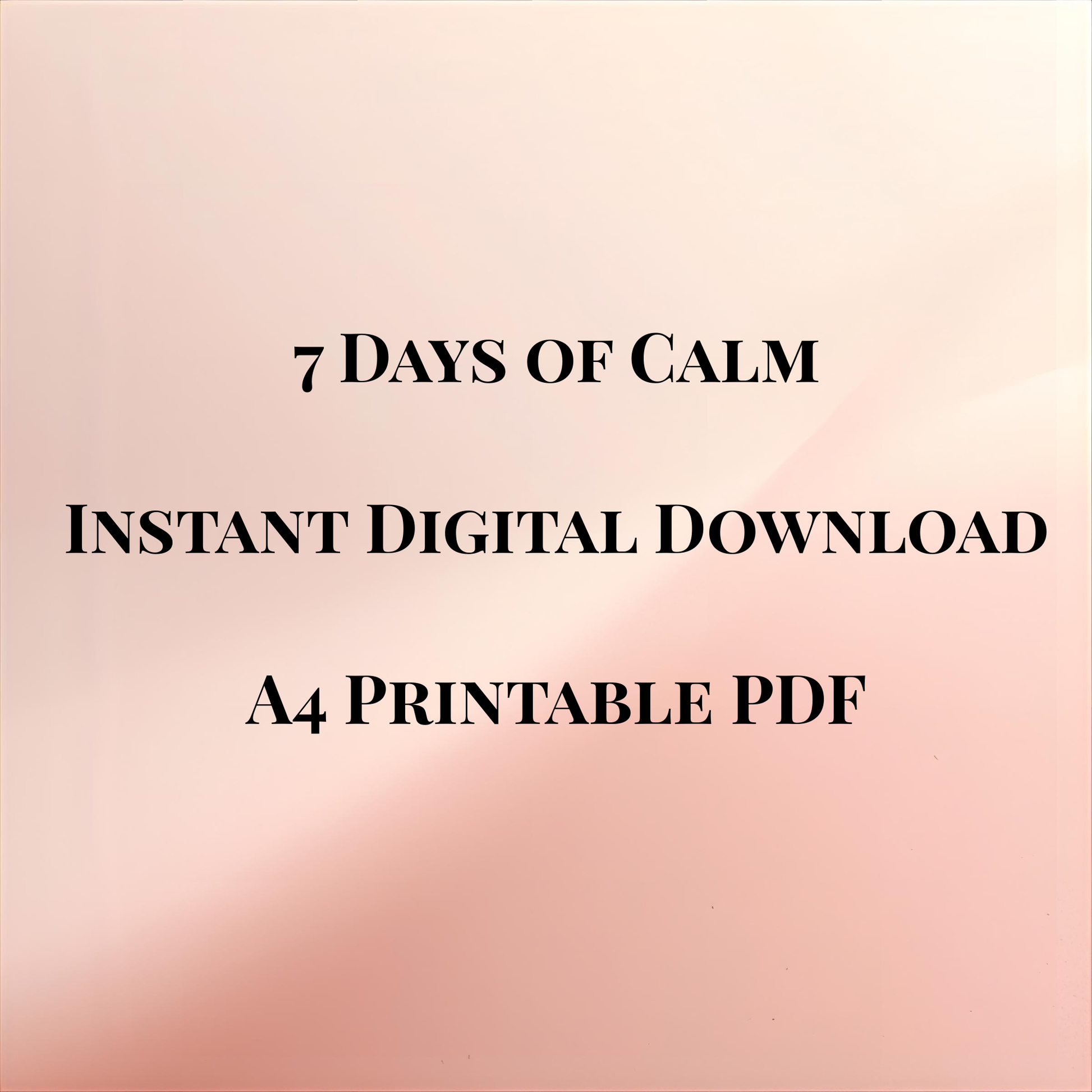 🌙 Daily Calm — 7 Days of Peace (Digital Journal) - LunarHeartCo