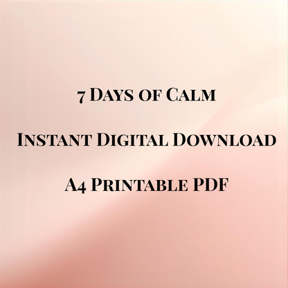 🌙 Daily Calm — 7 Days of Peace (Digital Journal) - LunarHeartCo