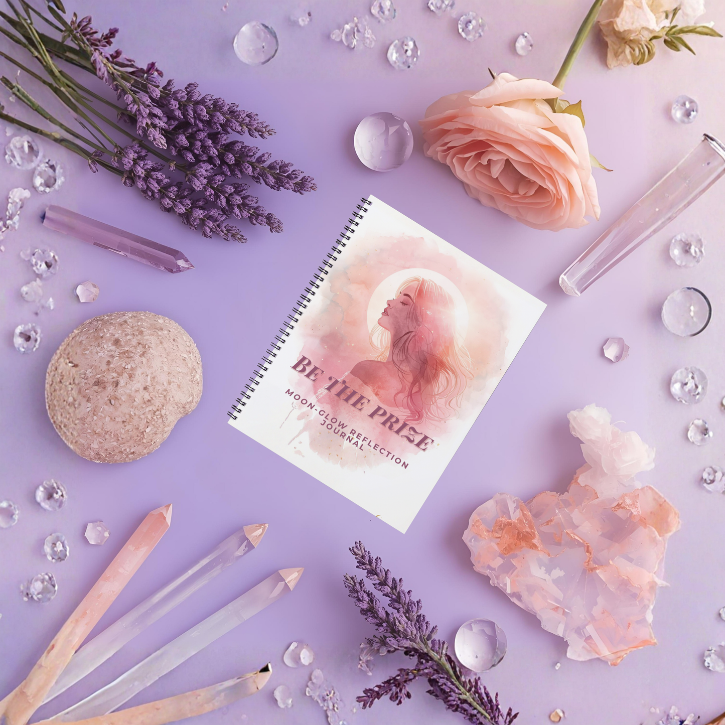 BeThePrize_MoonGlow - Spiral notebook - LunarHeartCo