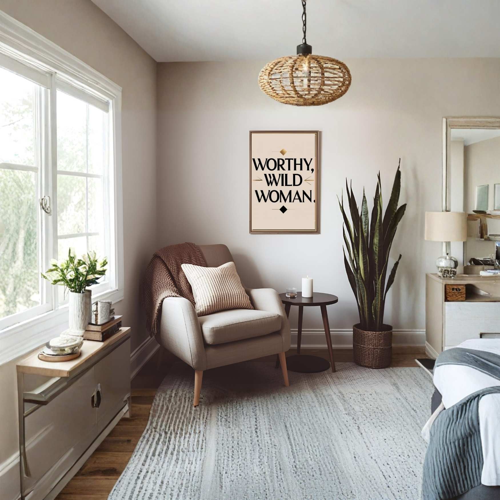 Poster - Worthy Wild Woman - LunarHeartCo