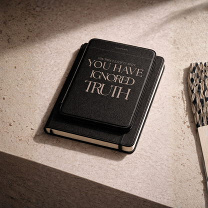 LunarHeartCo Truth I Ignored Kindle case featuring a sleek design from the Behaviour Series, designed for Kindle devices.