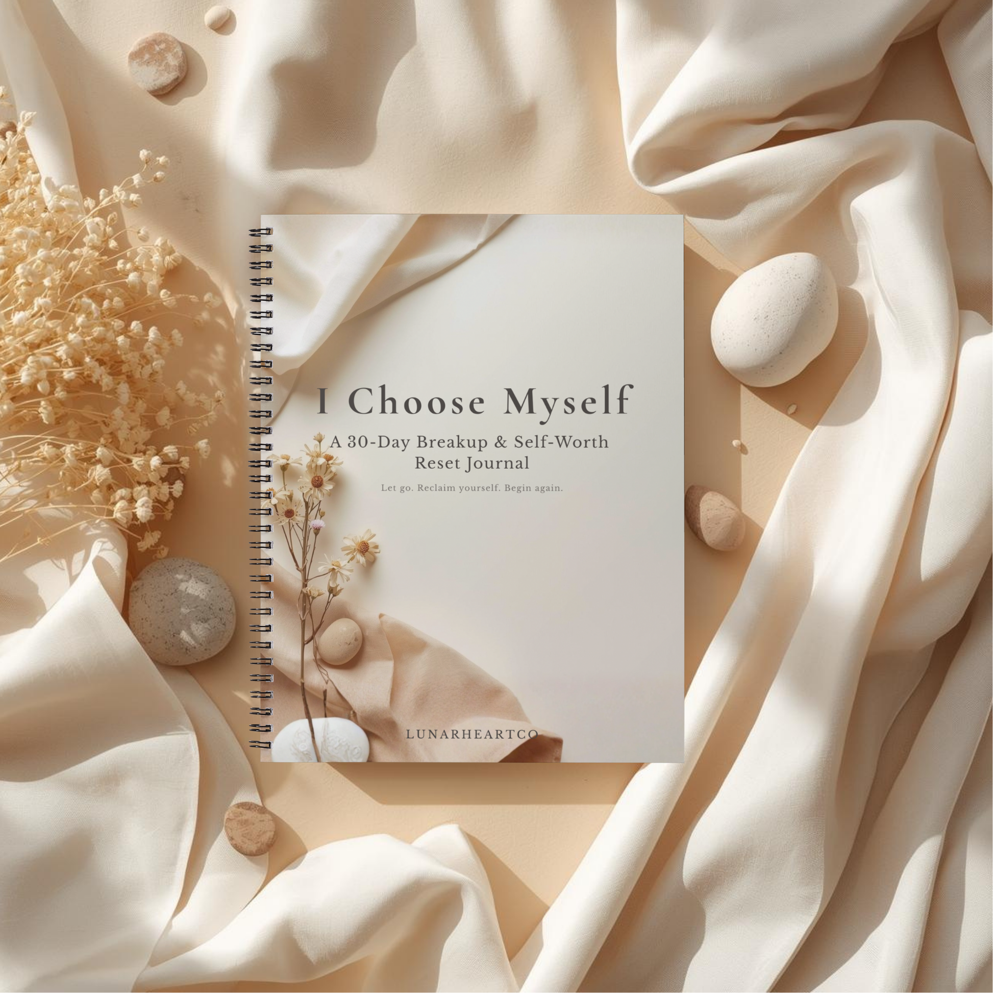 I Choose Myself — A 30-Day Breakup & Self-Worth Reset Journal  (Digital Download + Coil-Bound Print Edition) - LunarHeartCo