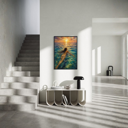 MEDITERRANEAN STUDIES — The Current, Framed Art Print