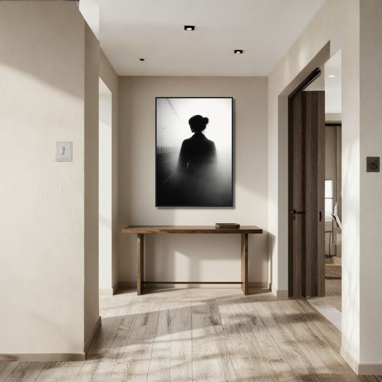 Framed Dissolution editorial fine art print by LunarHeartCo featuring abstract, artistic visuals in a sleek frame.