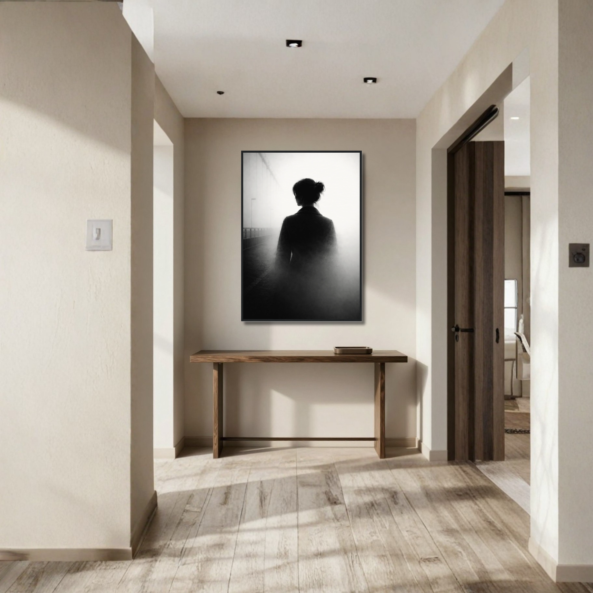 Framed Dissolution editorial fine art print by LunarHeartCo featuring abstract, artistic visuals in a sleek frame.