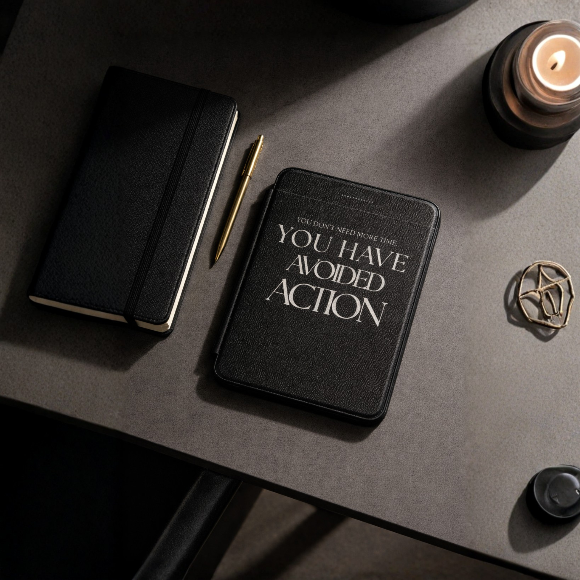 LunarHeartCo Action I Avoided Kindle Case from the Behaviour Series, designed for phone protection with a sleek, minimalist style.
