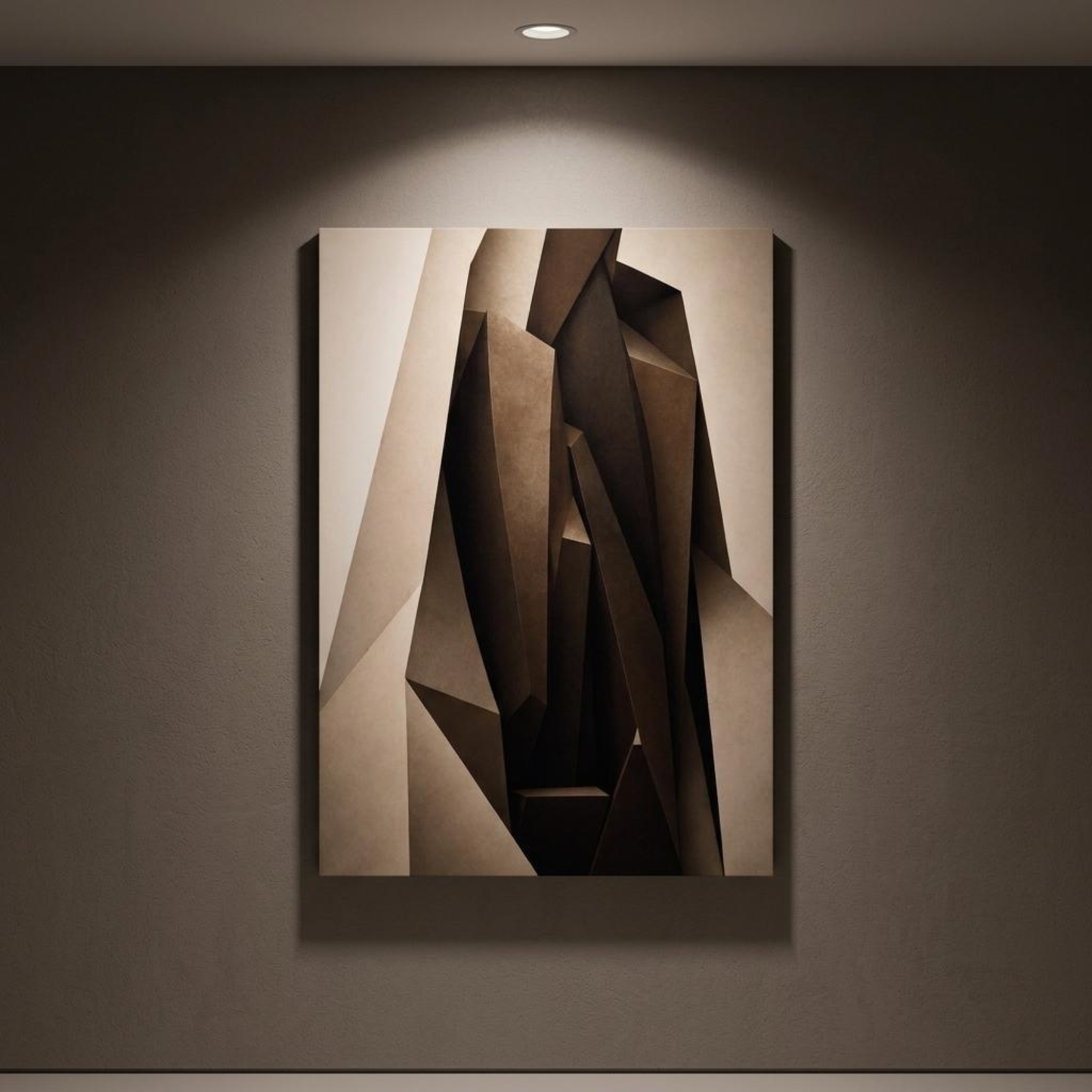 LunarHeartCo Internal Structure III fine art print wall art featuring intricate geometric and abstract designs on high-quality paper.