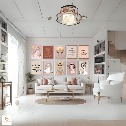 20 Printable Wall Art Prints | Feminine Boho & Fashion Collection | Minimalist Gallery Posters | Digital Download ✨🌙 - LunarHeartCo