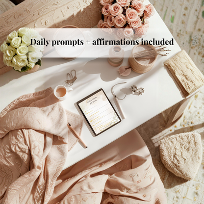 Daily Calm Journal — 30-Day Guided Workbook (Digital Download + Wire-O Print Edition) - LunarHeartCo