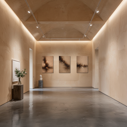 STRATA — Structural Triptych (I, II, III) Canvas, 4cm Gallery Depth - LunarHeartCo