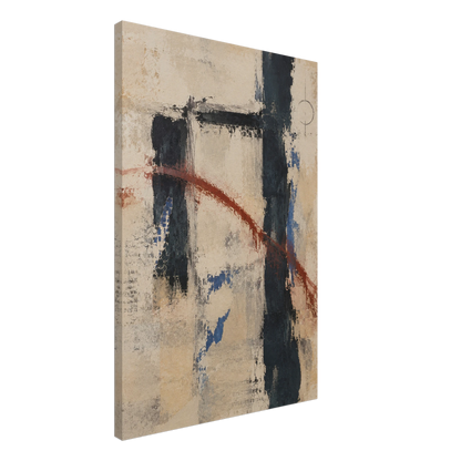 Boundary canvas art from the Wall Studies collection by LunarHeartCo, gallery-wrapped and ready to hang.