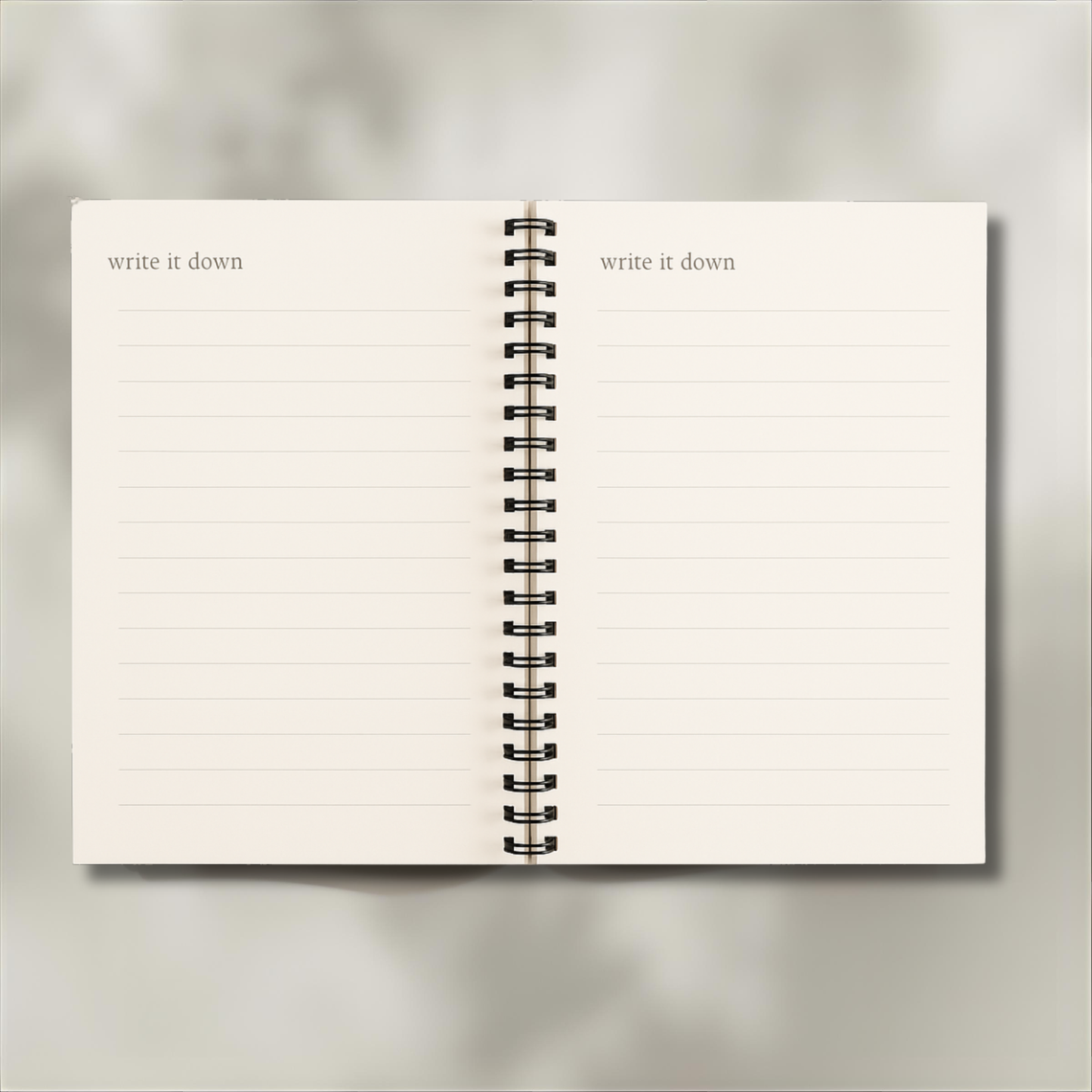 Everyday Notes — A5 Luxury Coil-Bound Notepad (50 Pages, Bold Edition) - LunarHeartCo