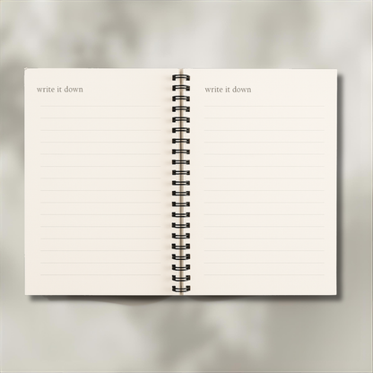 Everyday Notes — A5 Luxury Coil-Bound Notepad (50 Pages, Bold Edition) - LunarHeartCo