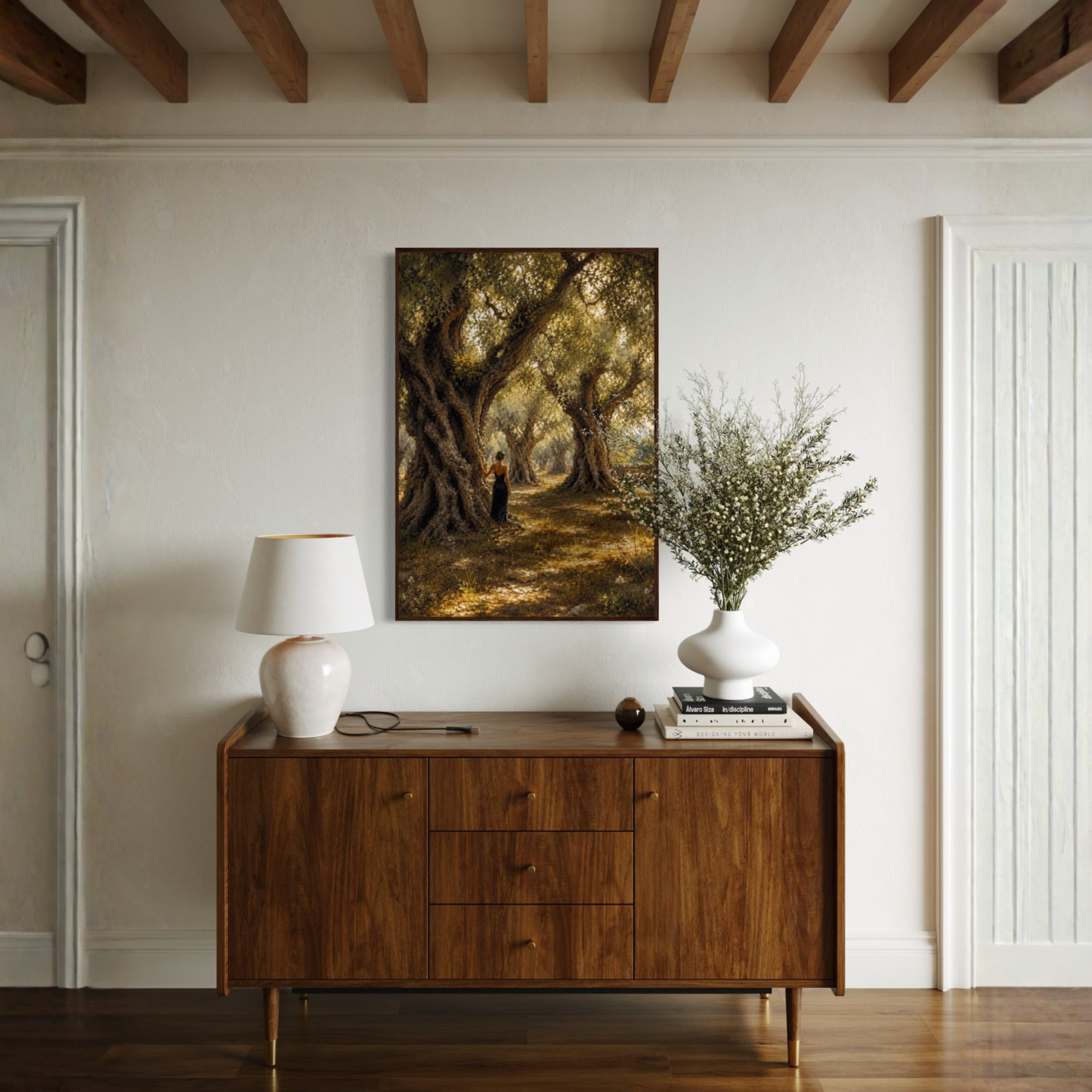 MEDITERRANEAN STUDIES — Rooted, Framed Art Print