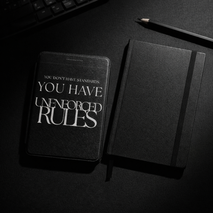 LunarHeartCo phone case featuring the "Rule I — Unenforced Reading Object" design, compatible with smartphones, protective and stylish.