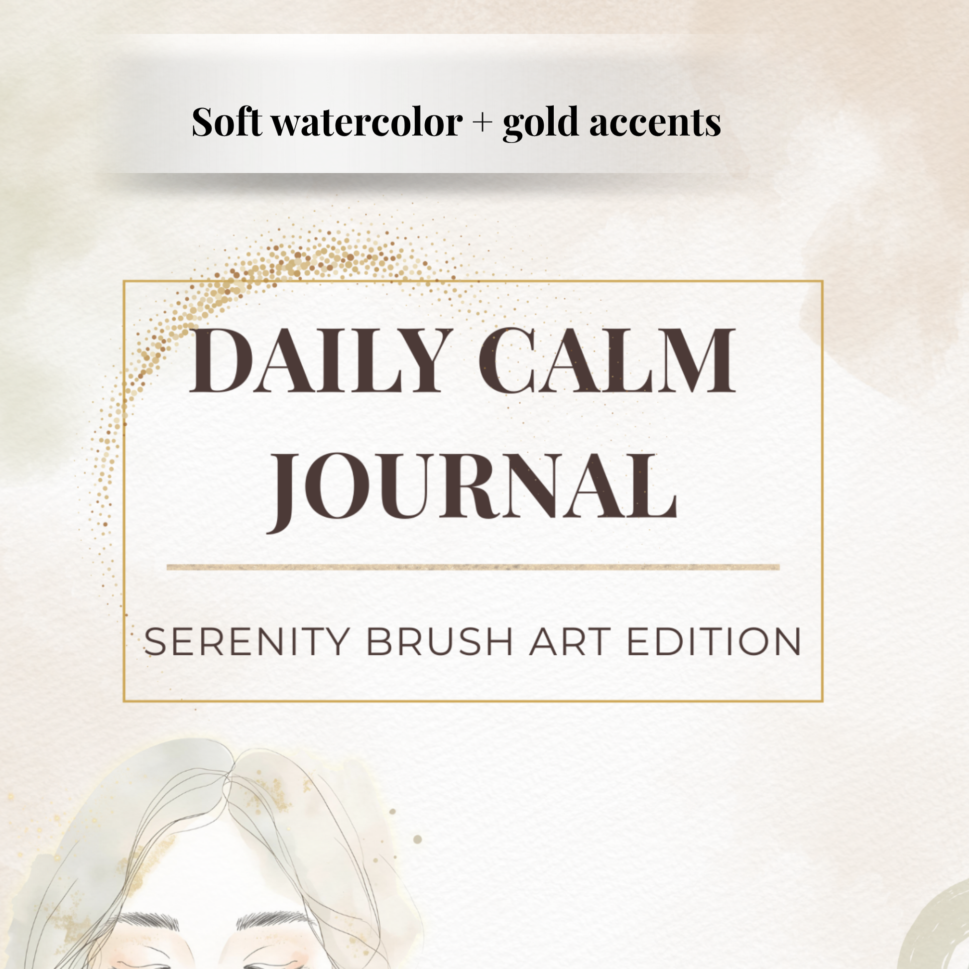 Daily Calm Journal — 30-Day Guided Workbook (Digital Download + Wire-O Print Edition) - LunarHeartCo