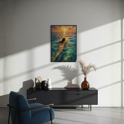 MEDITERRANEAN STUDIES — The Current, Framed Art Print