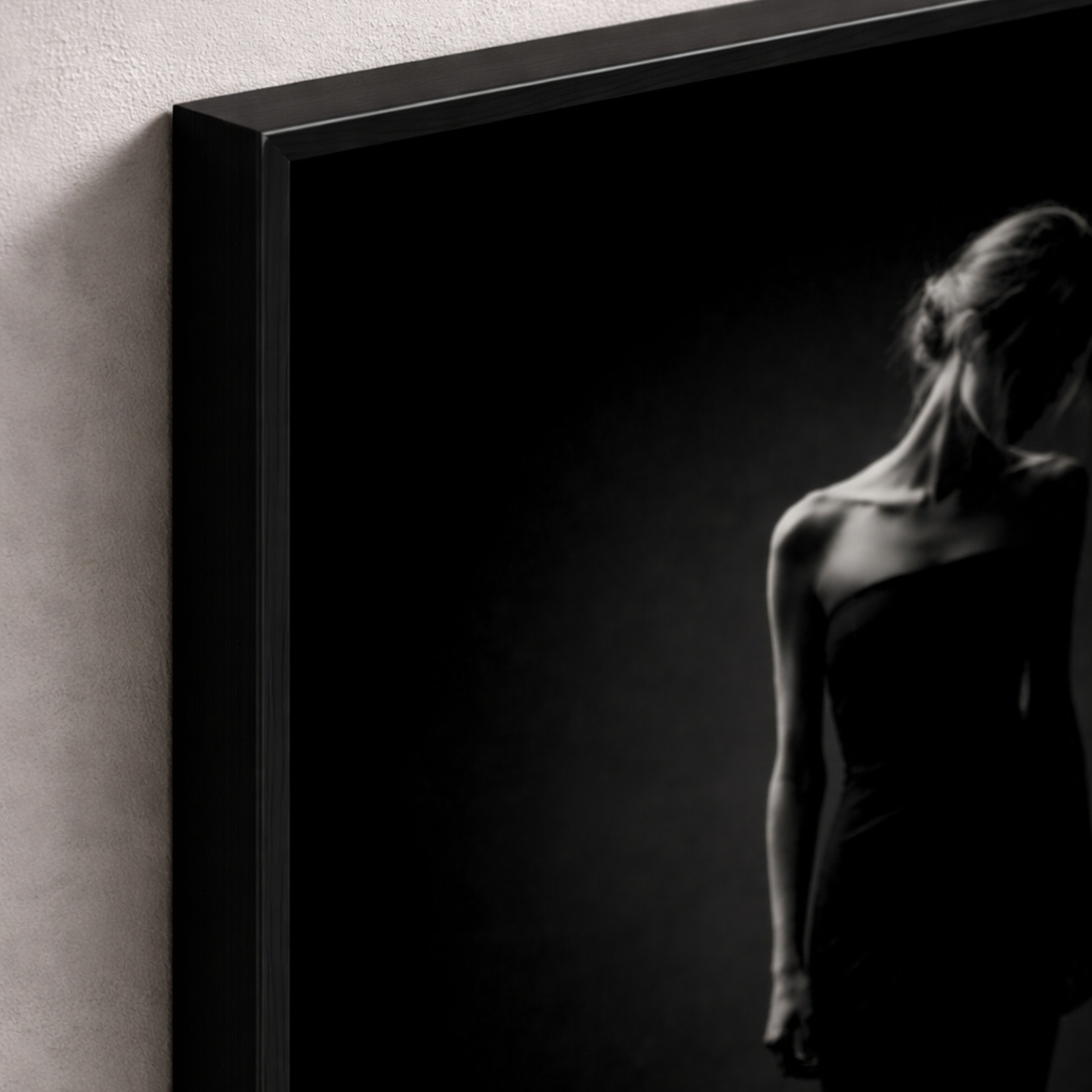Framed Muse I Presence wall art print by LunarHeartCo featuring abstract editorial fine art with muted tones on a white background.