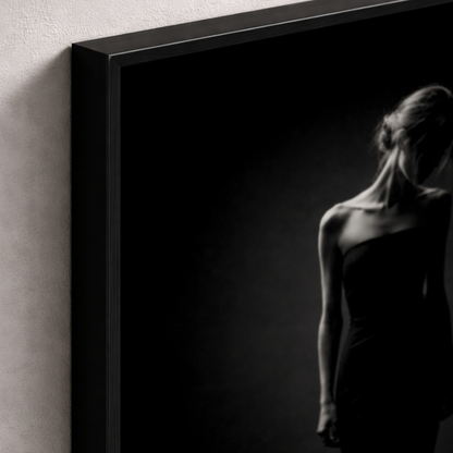 Framed Muse I Presence wall art print by LunarHeartCo featuring abstract editorial fine art with muted tones on a white background.