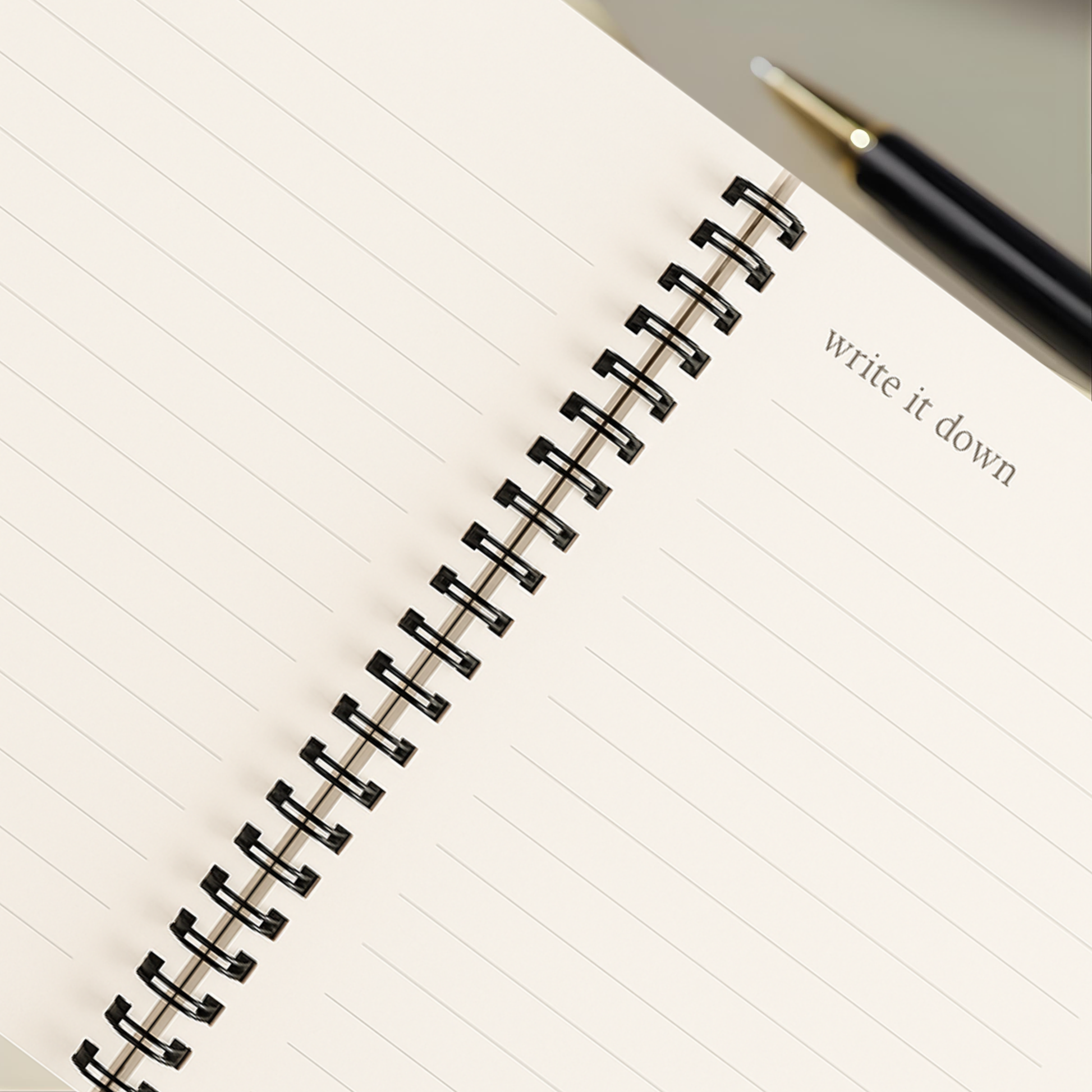 Everyday Notes — A5 Luxury Coil-Bound Notepad (50 Pages, Bold Edition) - LunarHeartCo