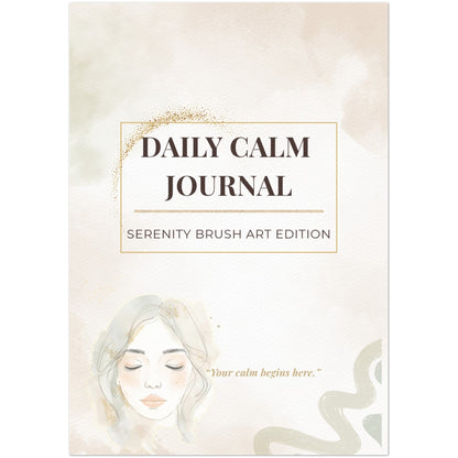 Daily Calm Journal — 30-Day Guided Workbook (Digital Download + Wire-O Print Edition) - LunarHeartCo